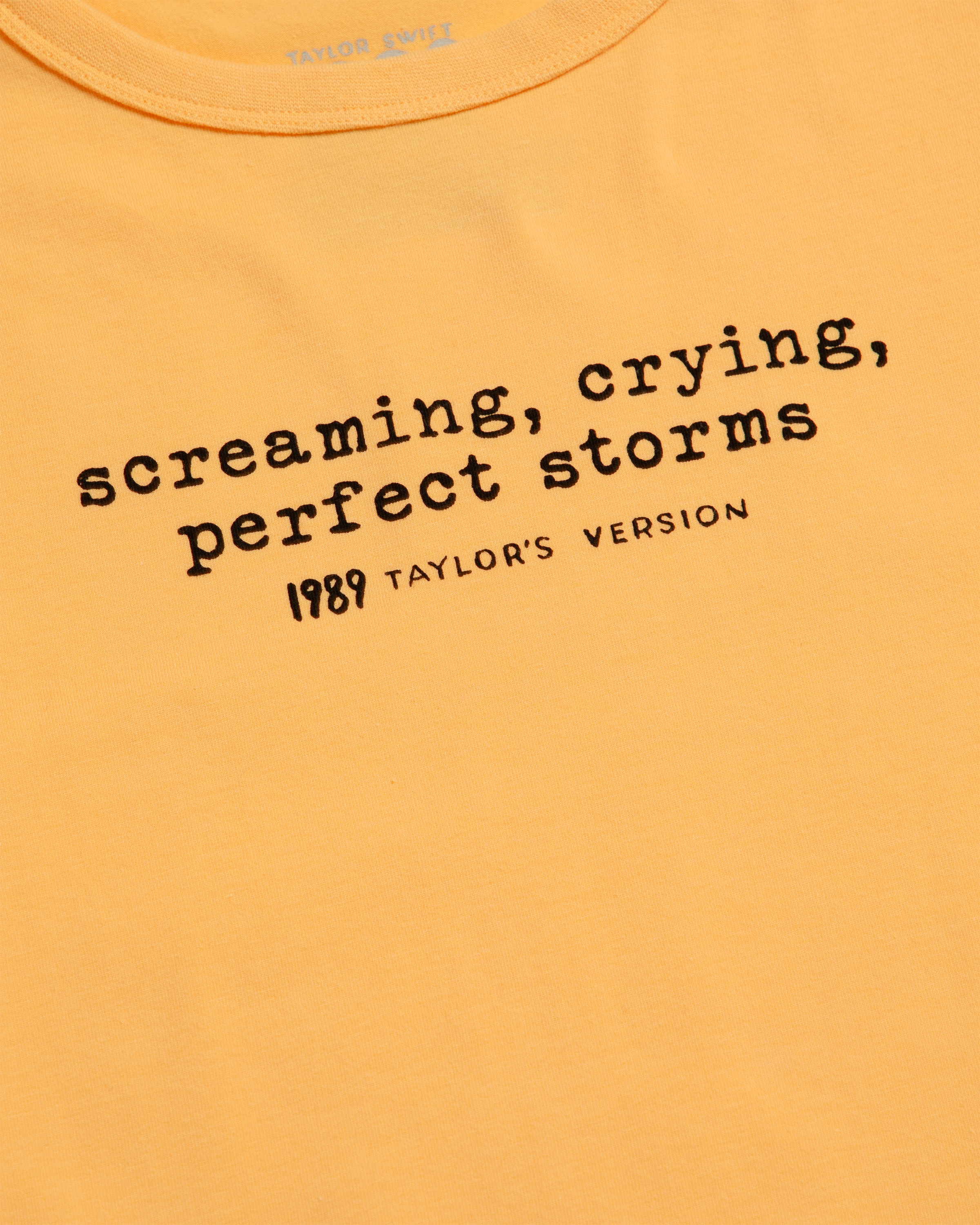 Screaming, Crying, Perfect Storms Baby T-Shirt detail