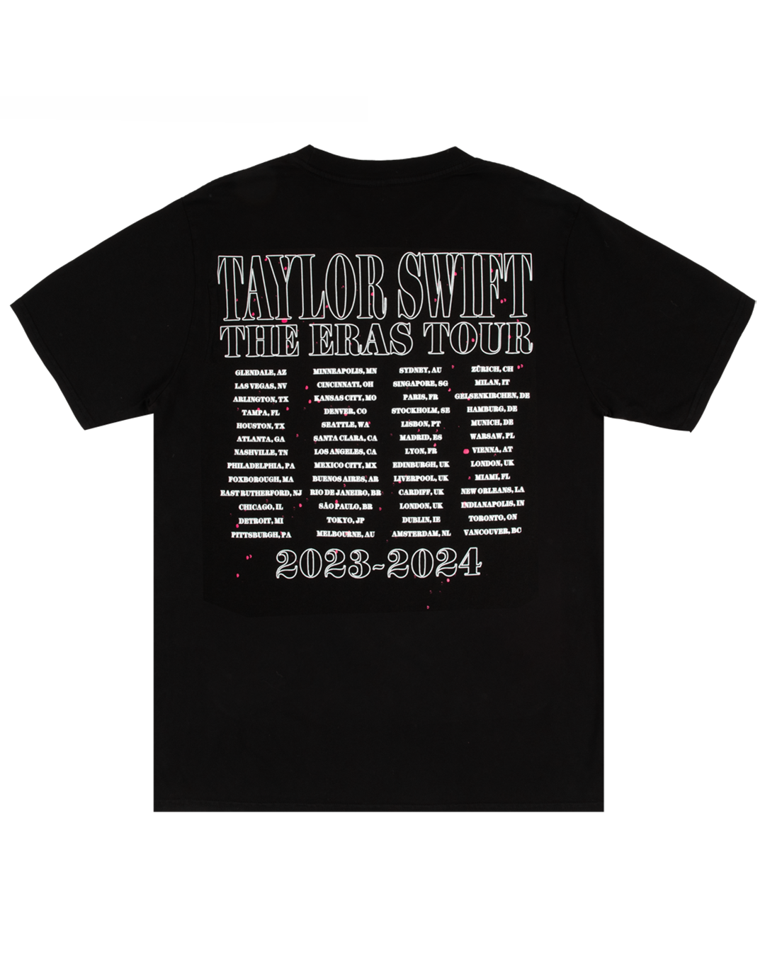 Taylor Swift | The Eras Tour 1989 (Taylor's Version) Live Photo Oversized T-Shirt back