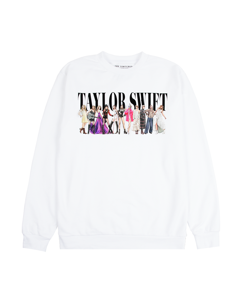 TTPD Eras White Crewneck 
