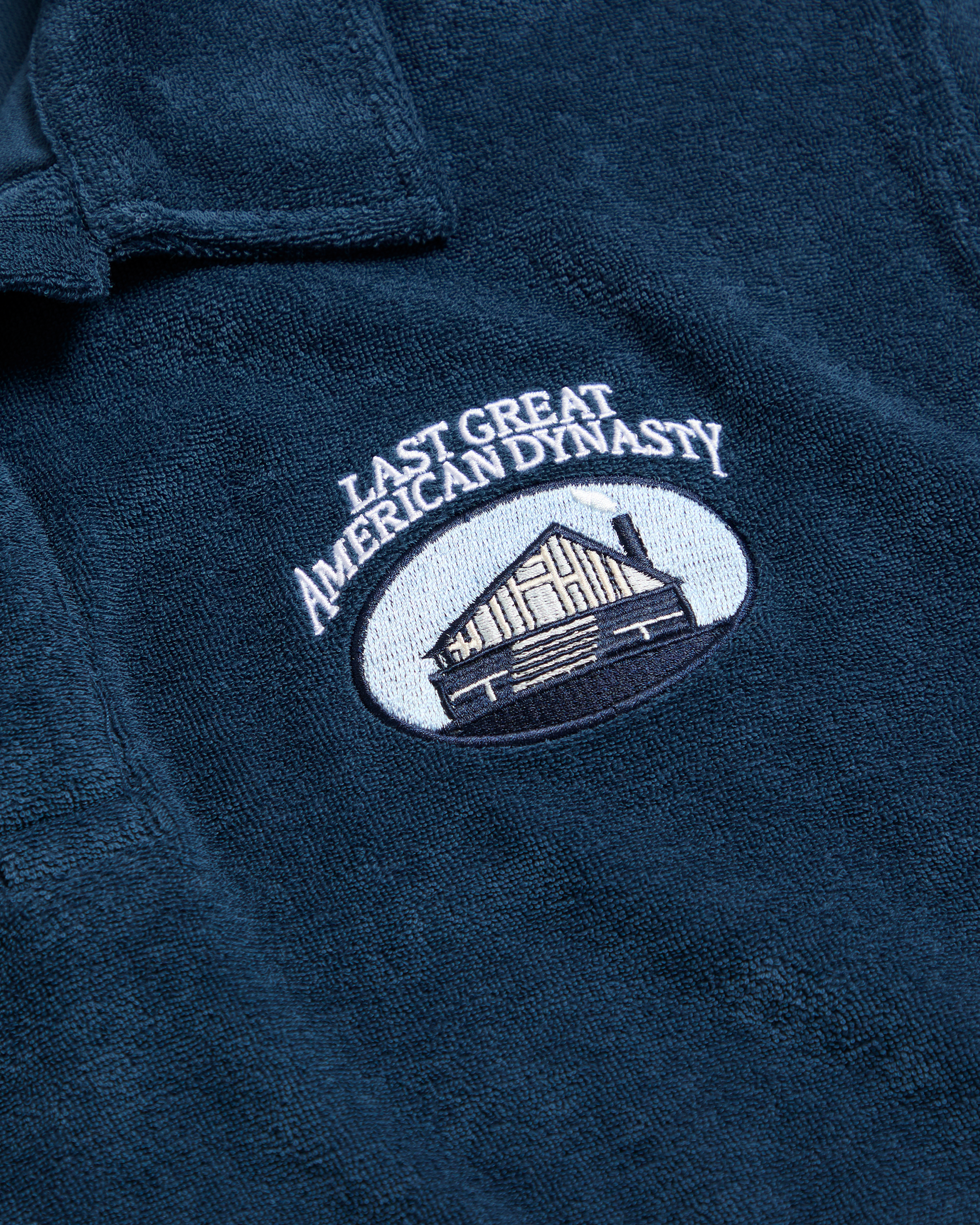 Last Great American Dynasty Terry Cloth Polo detail