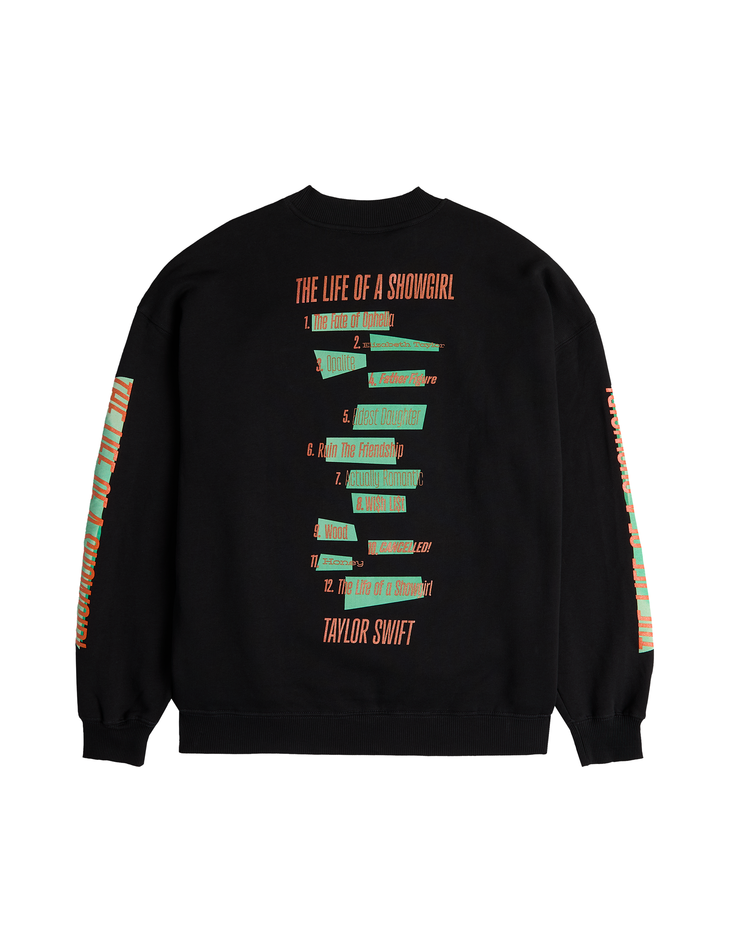 The Life of a Showgirl Crewneck back
