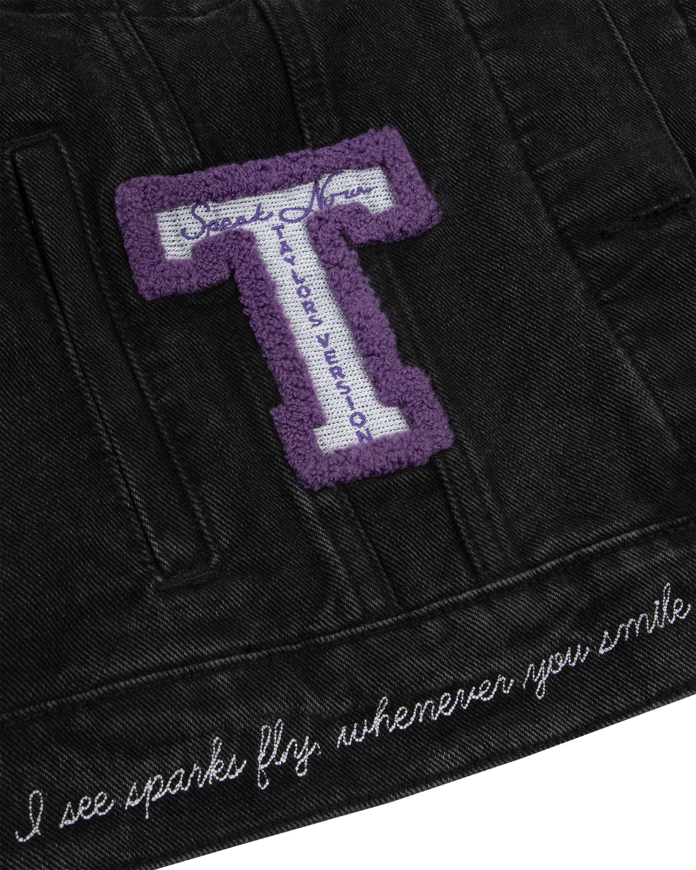 Speak Now (Taylor's Version) Jacket patch detail