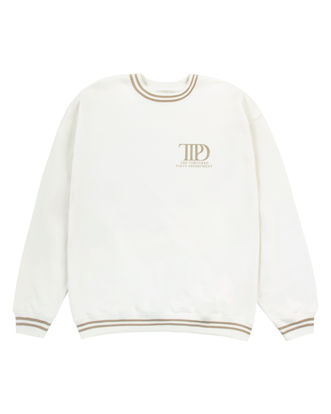 The Tortured Poets Department Crewneck Sweater front